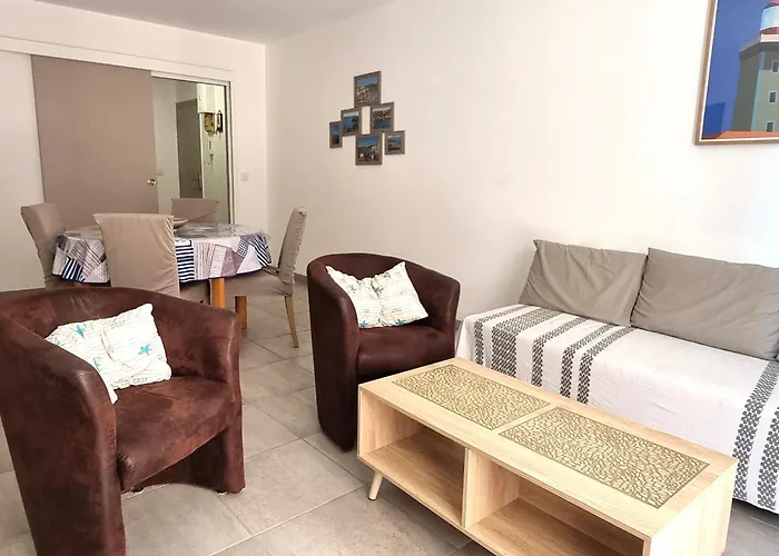 F3 A Port-vendres, Vue Port, Parking Inclus Et Wifi - Fr-1-309-241 Apartmán
