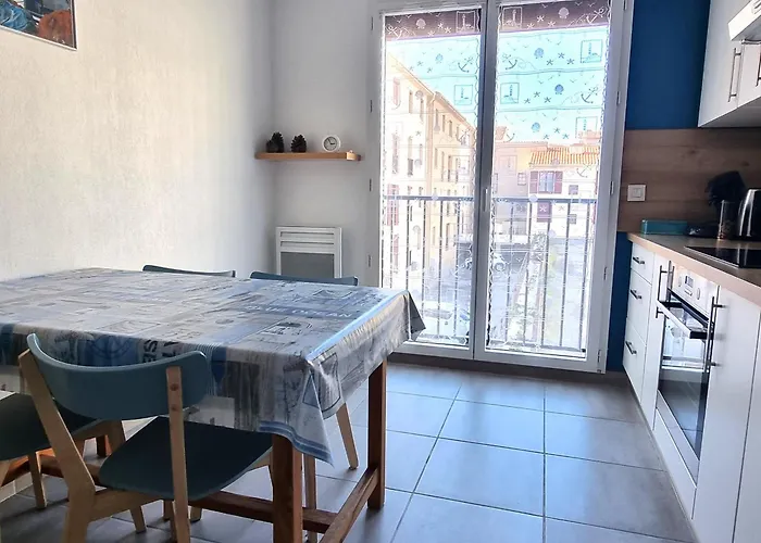 F3 A Port-vendres, Vue Port, Parking Inclus Et Wifi - Fr-1-309-241 Apartmán *